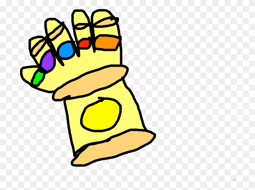708x568 Infinity Gauntlet Drawing, Hand, Toe, Advertisement HD PNG Download