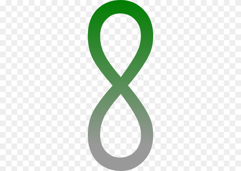 228x596 Infinity Green Clip Art Green Infinity Symbol, Smoke Pipe, Text PNG