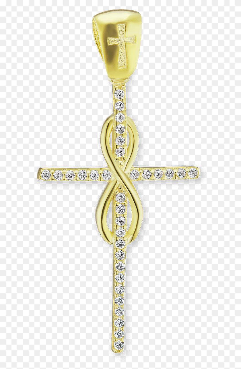 602x1225 Infinity Symbol Crucifix, Cross, Symbol, Diamond HD PNG Download