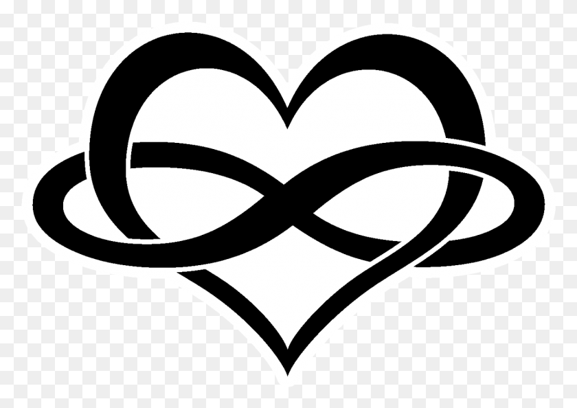 1221x837 Infinity Symbol Tattoo Polyamory Symbol, Stencil, Heart, Logo HD PNG Download