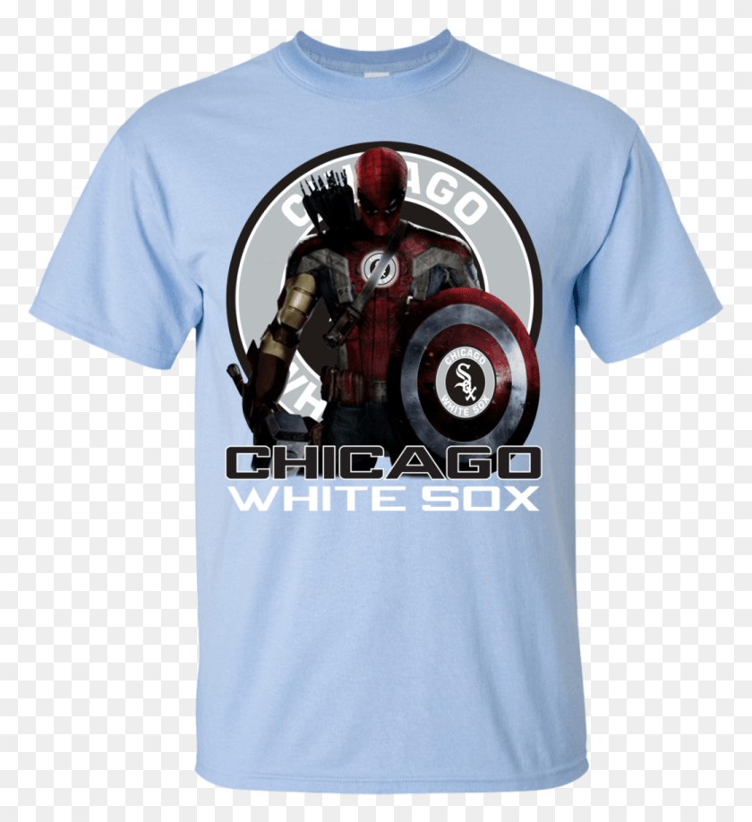 1039x1143 Infinity War Chicago White Sox Thor Captain America T Shirt, Clothing, Apparel, T-shirt HD PNG Download