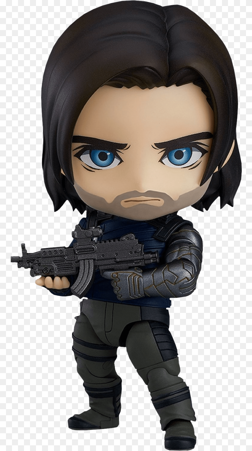 773x1499 Infinity War Nendoroid Winter Soldier, Baby, Person, Gun, Weapon Clipart PNG