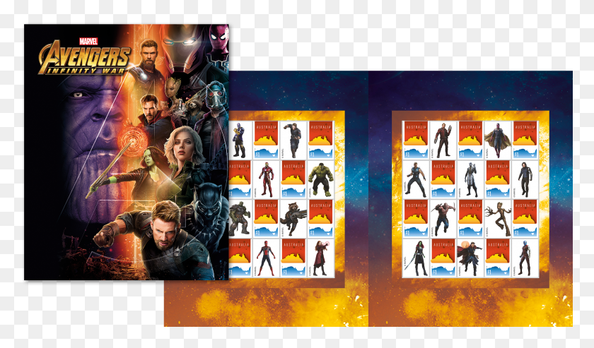 2362x1313 Infinity War Stamp Pack Poster HD PNG Download