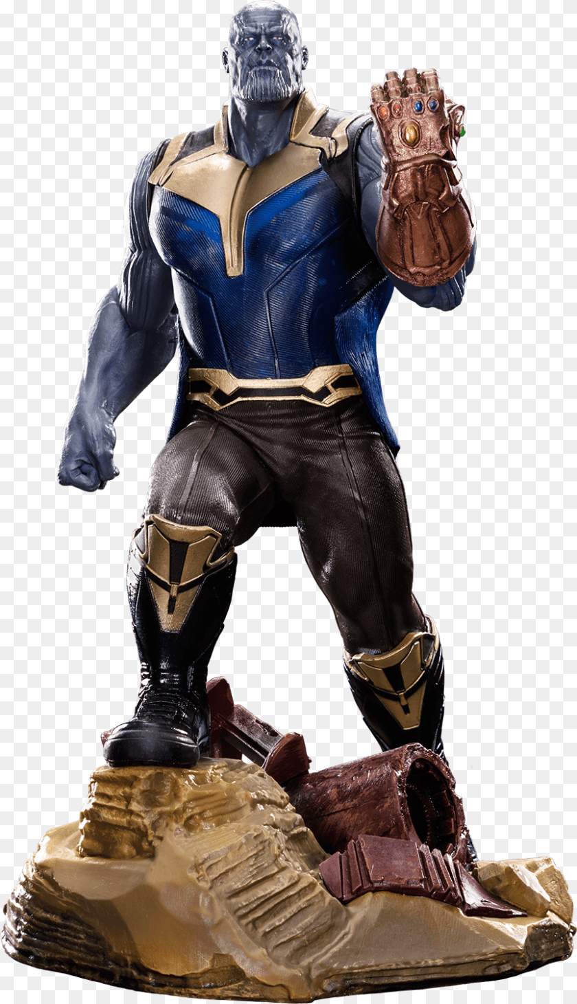 863x1500 Infinity War Thanos Diamond Select Statue, Glove, Clothing, Person, Man Sticker PNG