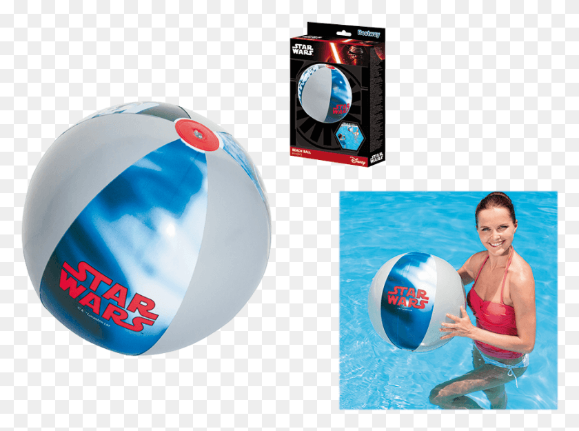 891x646 Inflatable Beach Ball Bola De Praia Bestway, Sphere, Person, Human HD PNG Download
