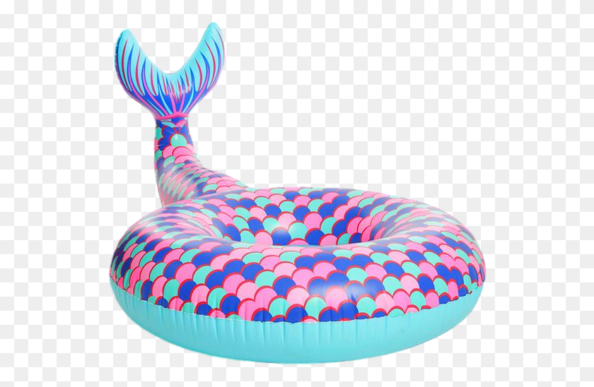 538x488 Inflatable Mermaid Tail Pool Floatie Pool Float, Rug, Sock, Shoe HD PNG Download