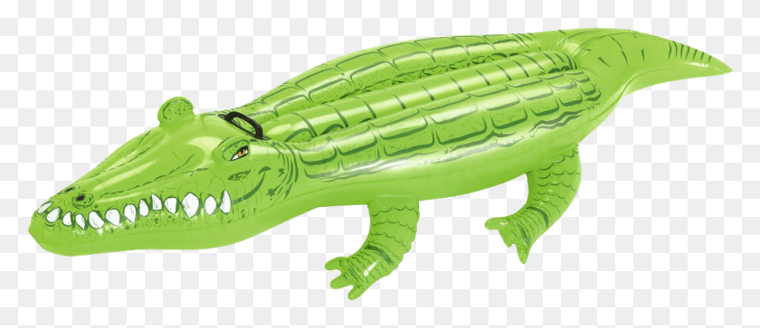 989x385 Inflatables And Floats Bestway Crocodile Rider Float, Green, Reptile, Animal HD PNG Download
