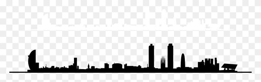 2975x793 Information Barcelona Inline Cup Barcelona Skyline Drawing, Text, Symbol, Stencil HD PNG Download