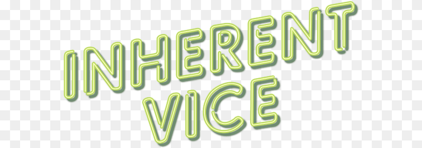 Inherent Vice Logo Film, Light, Green, Neon, Text Clipart PNG