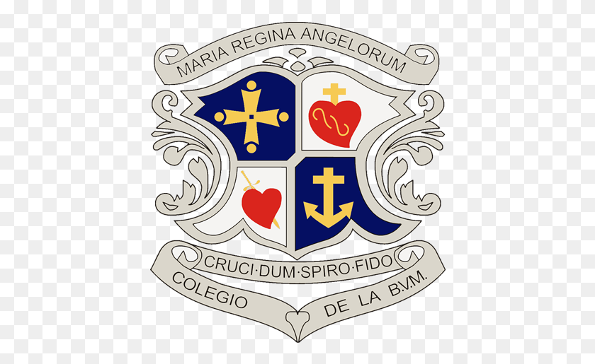 418x455 Inicio Colegio Bienaventurada Virgen Mara Irlandesas, Logo, Symbol, Trademark HD PNG Download