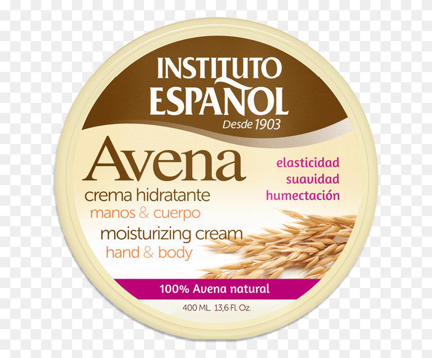 637x636 Inicio Productos Tarro Crema Corporal Avena Cosmetics, Plant, Label, Text Hd Png Download