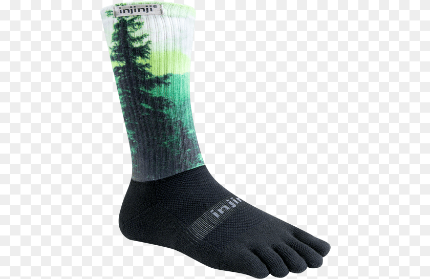 451x545 Injinji Trail Midweight Crew Sock Injinji Trail Midweight Crew, Clothing, Hosiery, Person PNG