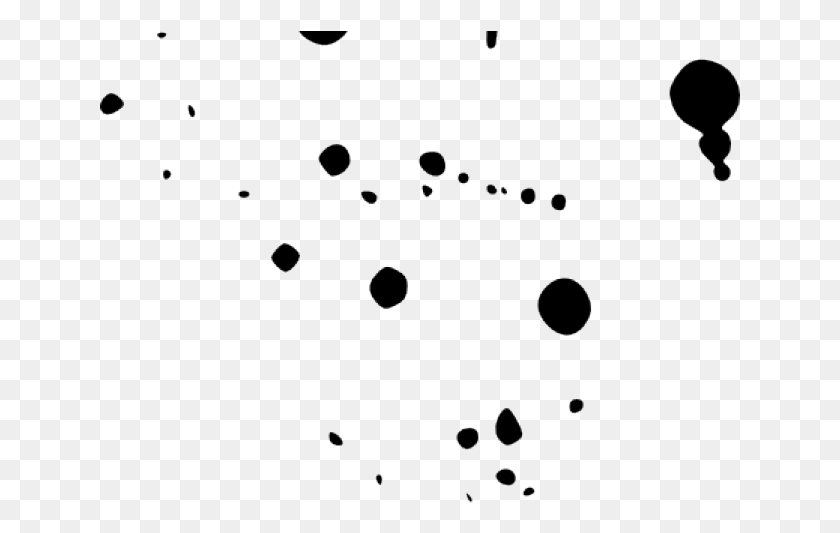 641x473 Ink Clipart Black Paint Splatter Black Paint Splatter, Droplet, Bubble, Sphere HD PNG Download