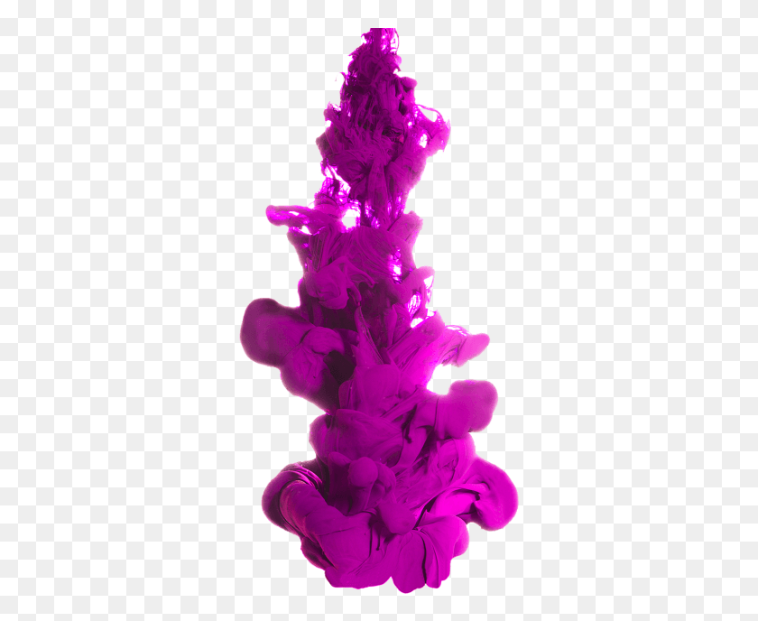 312x628 Ink Cloud Colorful Purple Transparent Smoke, Plant, Tree, Flower Descargar Hd Png