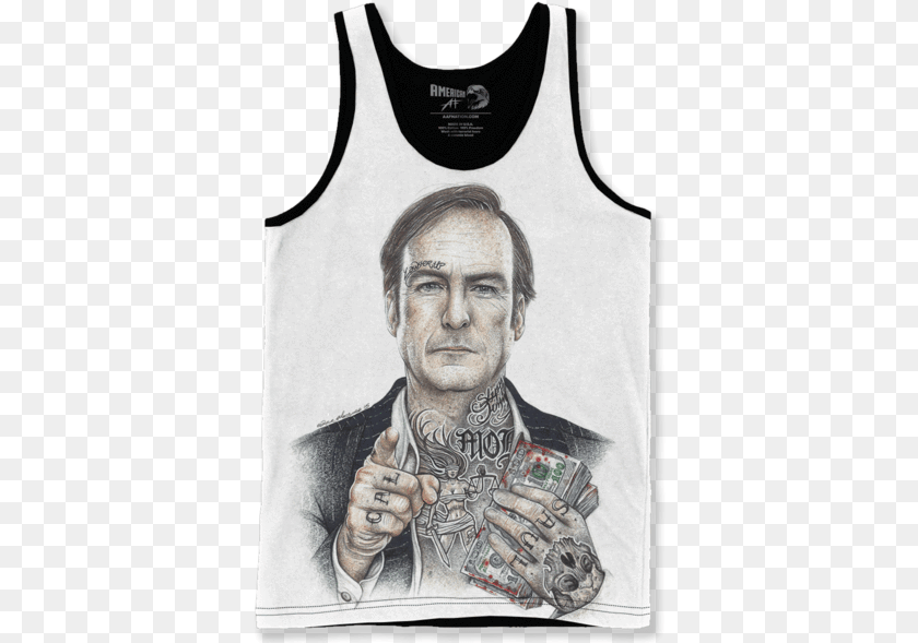 380x589 Inked Saul Slippin Jimmy, Adult, Male, Man, Person PNG