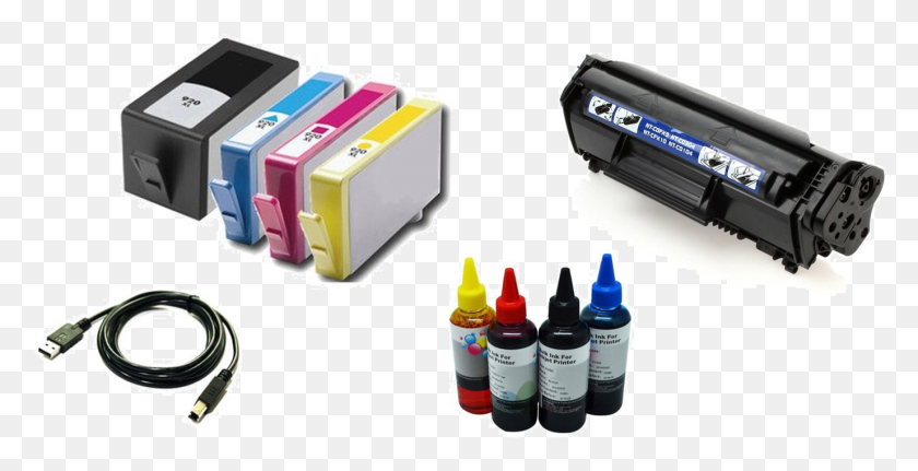 1377x656 Inkjet Printer Ink, Bottle, Ink Bottle, Paint Container HD PNG Download