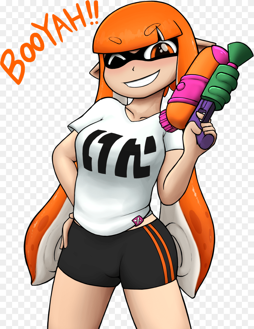 2400x3113 Inkling Girl By Anearbyanimal Cartoon, Adult, Female, Person, Woman Transparent PNG