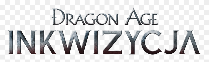 3751x914 Descargar Png Inkwizycja Logo Dragon Age, Alfabeto, Texto, Número Hd Png