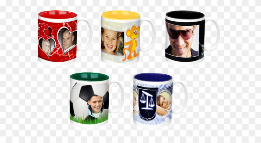609x401 Inner Colour Mug, Coffee Cup, Cup, Sunglasses HD PNG Download