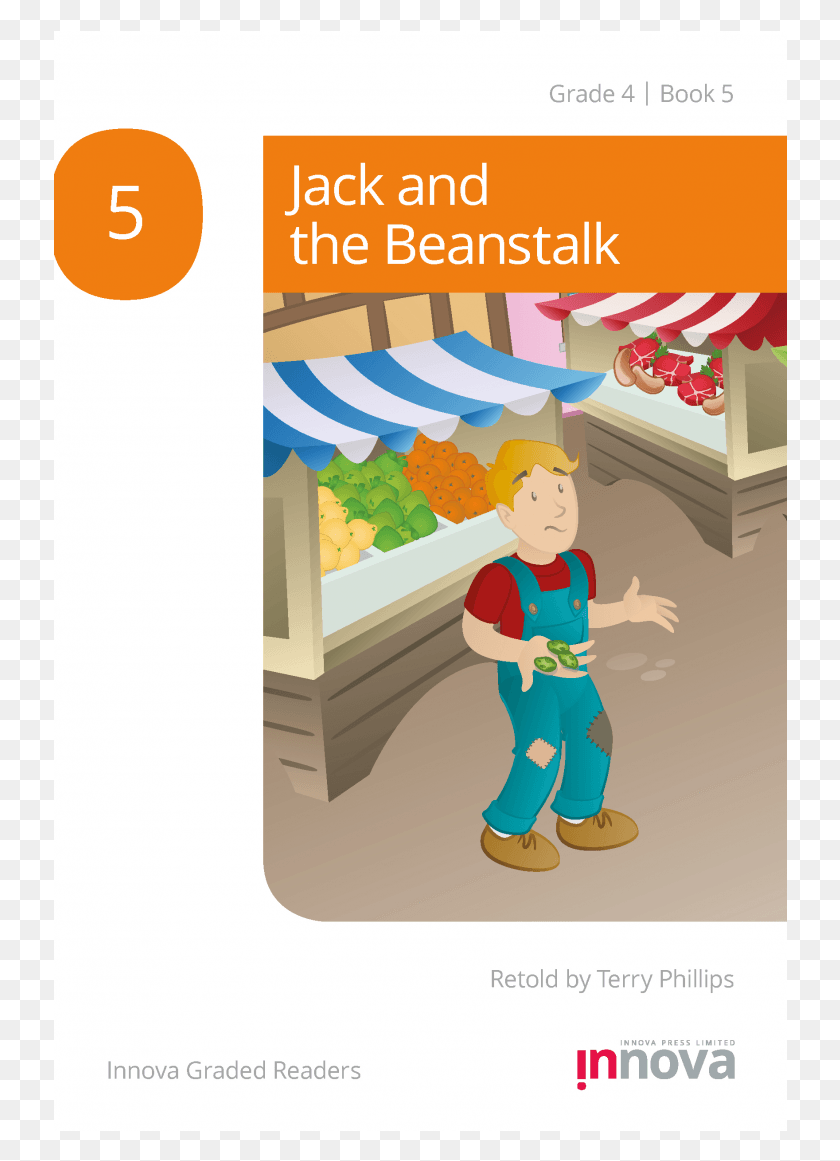 734x1101 Innova Young Learners Graded Reader Jack And Cartoon, Person, Human, Poster HD PNG Download