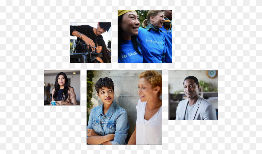 560x434 Innovation Begins With Inclusion Collage, Poster, Advertisement, Person HD PNG Download