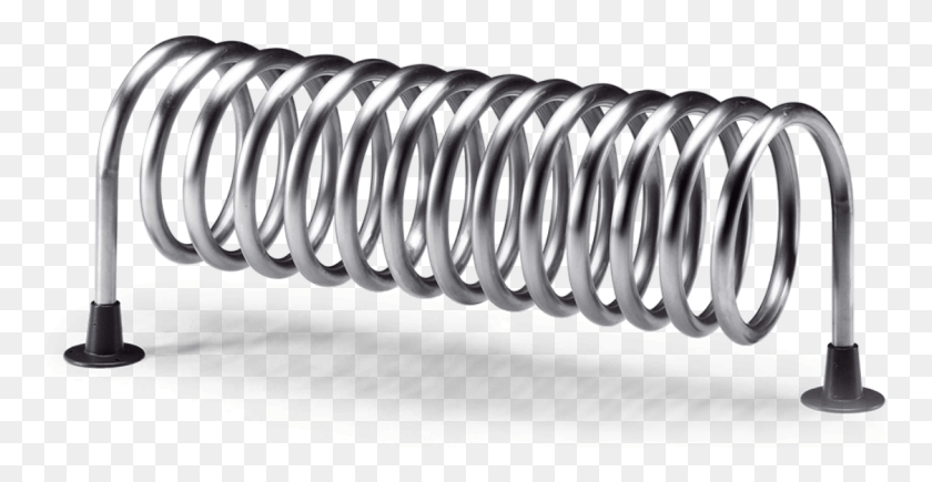 1123x541 Inox Fietsenrek, Spiral, Coil HD PNG Download