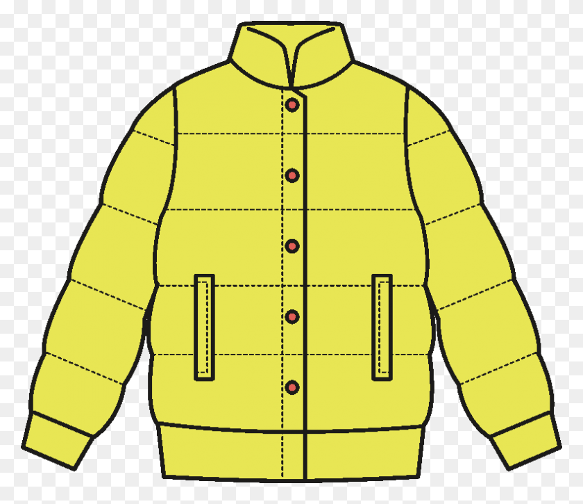 792x676 Input Yellow Jacket, Clothing, Apparel, Coat HD PNG Download