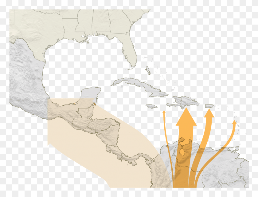 1433x1069 Insight Crime Analysis Карта Пуэрто-Рико В Нью-Йорк, Почва, Человек Hd Png Скачать