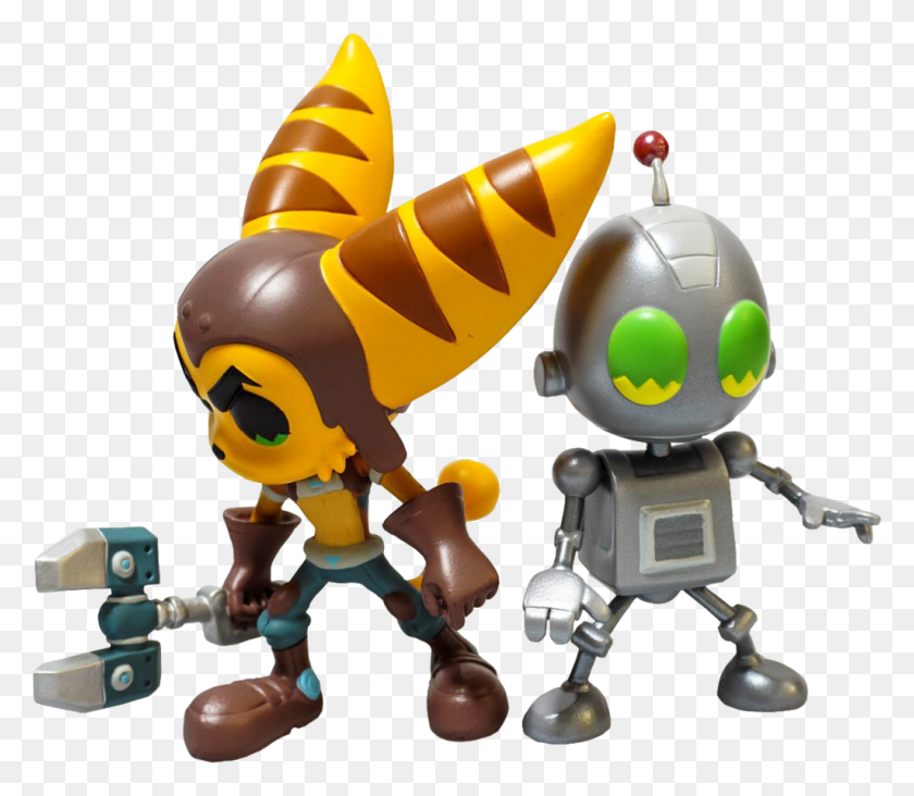 1024x883 Insomnaic And Esc Toy Have Released The New Ratchet Ratchet And Clank Vinyl Figures, Robot HD PNG Download
