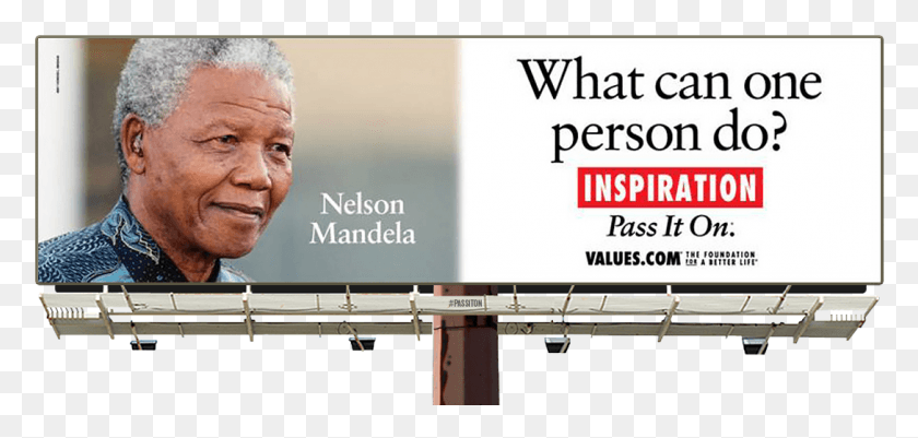 1088x476 Inspirational Billboard, Advertisement, Person, Human HD PNG Download