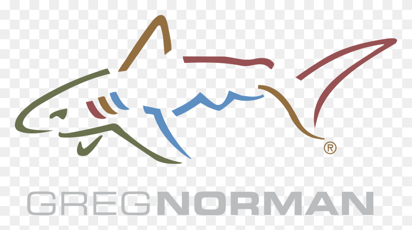 2401x1259 Inspired By One Of The World39S Leading Golf Professionals Greg Norman Logo, Animal, Gun, Weapon Descargar Hd Png