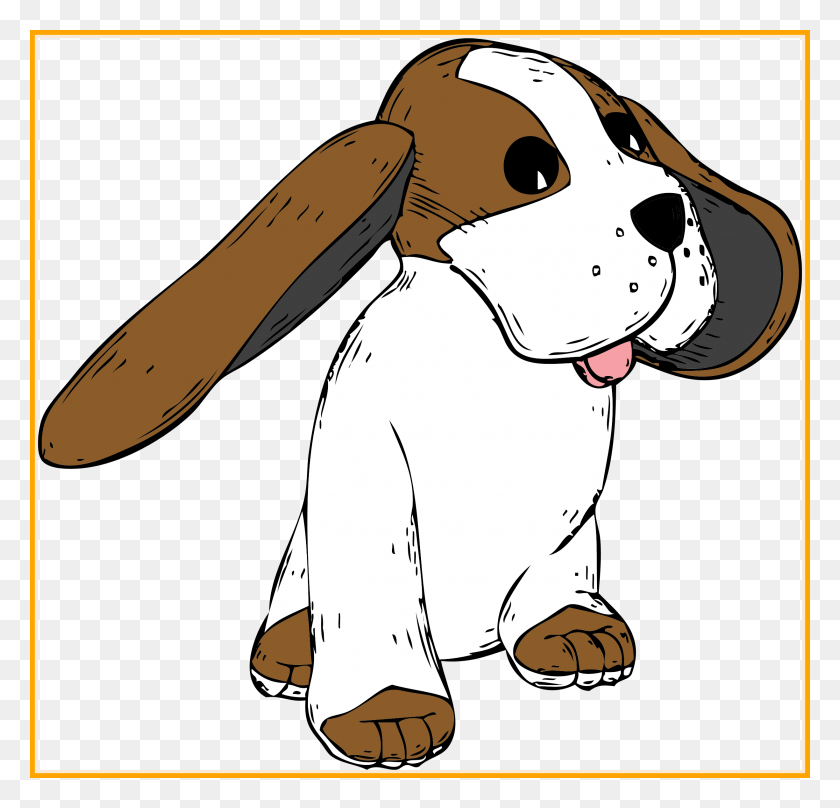 2450x2350 Inspiring Clipart Big Earred Dog Pict Of Cartoon Names Dog Catches Something, Pet, Animal, Toy HD PNG Download