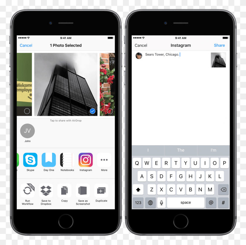 1258x1256 Instagram Adds Basic Extension Support Iphone Keyboard Ios, Mobile Phone, Phone, Electronics HD PNG Download