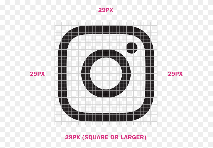 603x524 Instagram Brand Resources A Logo Instagram Hitam Putih .png, Label, Text, Rotor HD PNG Download