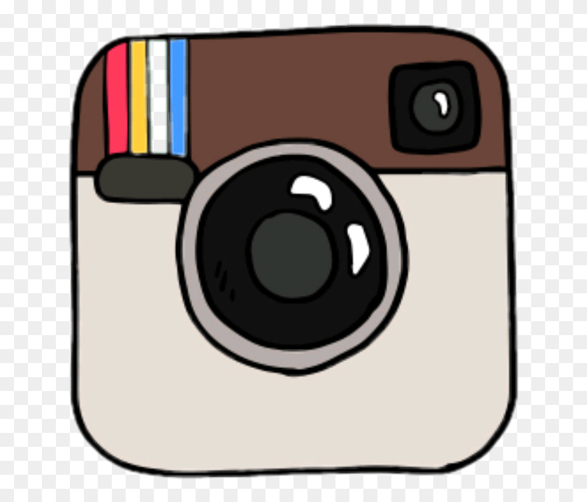 649x659 Instagram Clipart Picsart Instagram Logo, Camera, Electronics, Digital Camera HD PNG Download