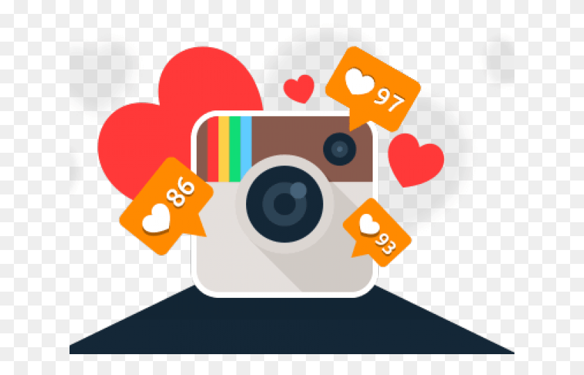 640x480 Instagram Лайки И Комментарии, Фотоаппарат, Электроника, Цифровая Камера Hd Png Скачать