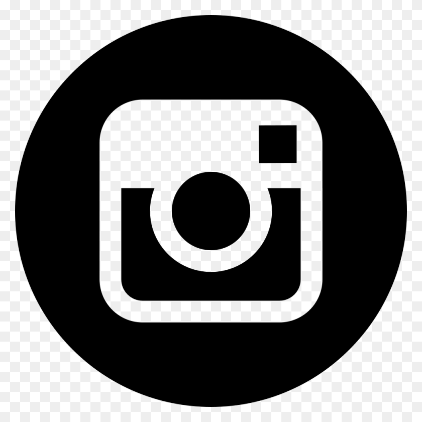 980x980 Descargar Png Logotipo De Instagram Comentarios Icono Negro Instagram, Logotipo, Símbolo, Marca Registrada Hd Png
