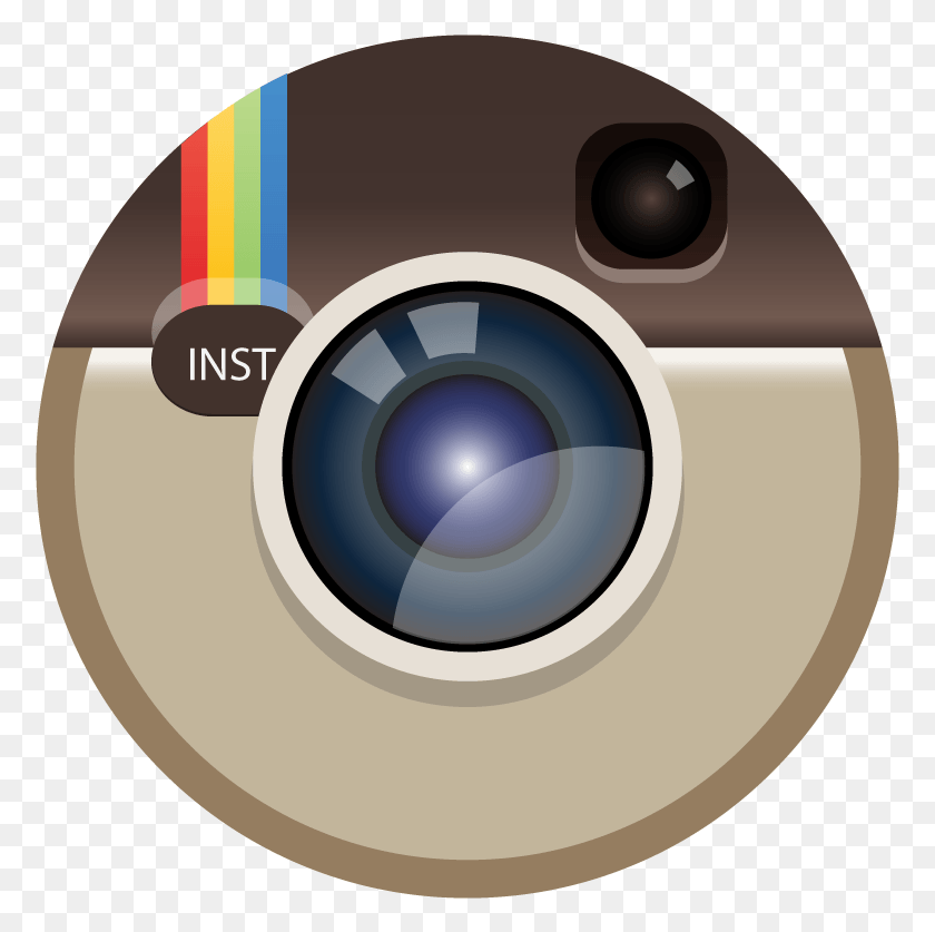 777x777 Descargar Png Logotipo De Instagram Logotipo Redondo De Instagram Fondo Transparente, Disco, Electrónica, Dvd Hd Png