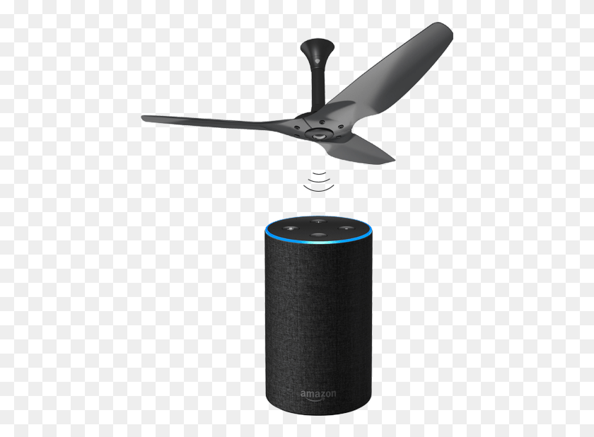 443x558 Install Your Fan And Set Up Your Amazon Echo According Ceiling Fan, Appliance, Machine, Cylinder HD PNG Download