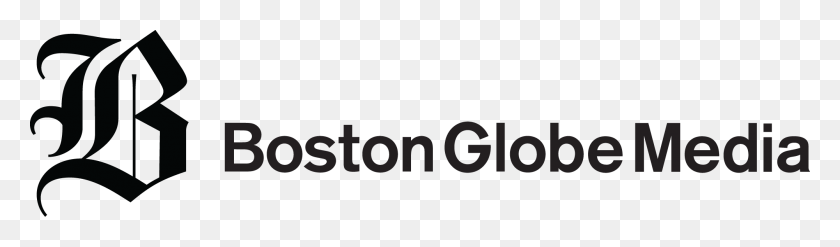 2000x481 Установка Офицеров Усилителя 2019 Года Логотип Boston Globe Media, Текст, Алфавит, Символ Hd Png Скачать