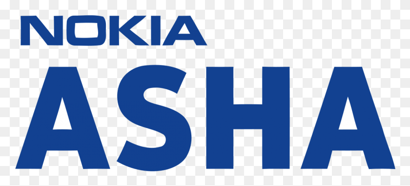 1131x466 Descargar Png Instalación De Whatsapp En Teléfonos Nokia Asha Logotipo De Nokia Asha, Texto, Símbolo, Marca Registrada Hd Png