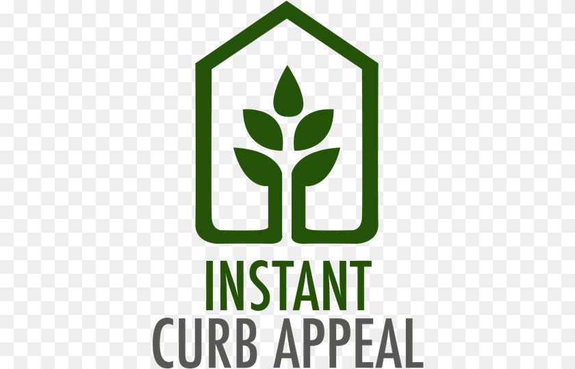 398x539 Instant Curb Appeal Logo 2017 Small Portable Network Graphics, Green, Leaf, Plant, Vegetation Sticker PNG