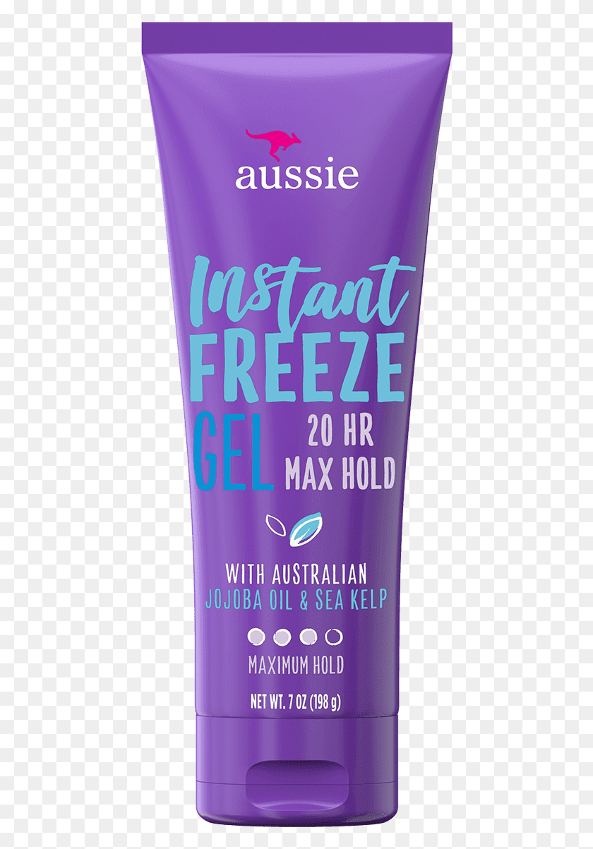 442x1143 Instant Freeze Gel Aussie Miracle Curls Creme, Книга, Алюминий, Бутылка Png Скачать