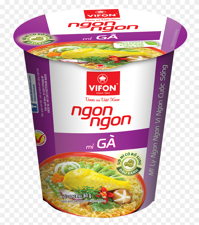 742x891 Instant Noodles Chicken Flavor 60g Vifon, Mayonnaise, Food, Bowl HD PNG Download