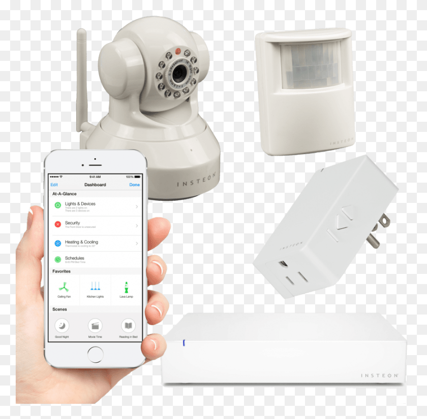 865x850 Insteon Home Automation Starter Kit Iphone, Person, Human, Electronics HD PNG Download
