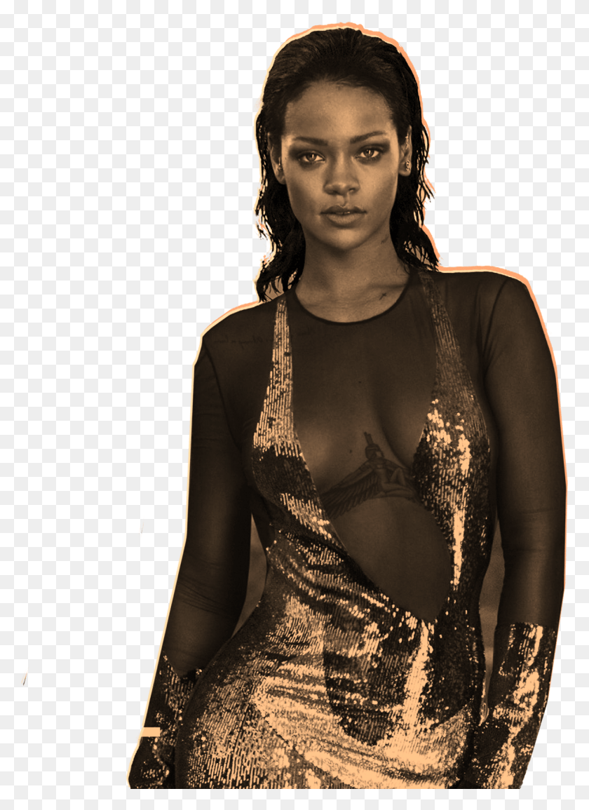1181x1659 Платье Instyle Rihanna, Кожа, Человек, Человек Hd Png Скачать