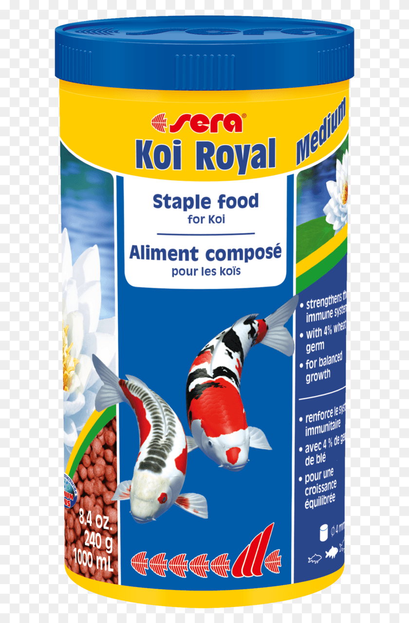 617x1220 Int Sera Koi Royal Medium 1000 Ml Top Sera Koi Food, Carp, Fish, Animal HD PNG Download