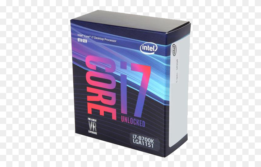 391x479 Descargar Png Intel Core I7 8700K 3 Cpu Intel Core I7, Electrónica, Texto, Word Hd Png