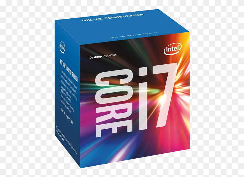 466x548 Descargar Png Intel Cpu I7 6700 Caja Intel Core I7 7700 Procesador, Aire Libre, Naturaleza, Flyer Hd Png