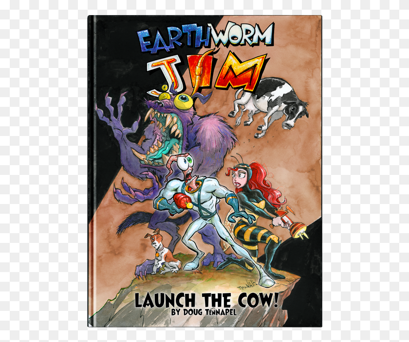 484x644 Intellivision Amico Earthworm Jim, Cartel, Publicidad, Comics Hd Png